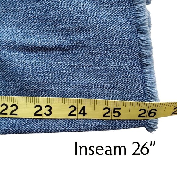 KUT from the Kloth High Rise Cigarette Leg Distressed Size 4 - Picture 12 of 15